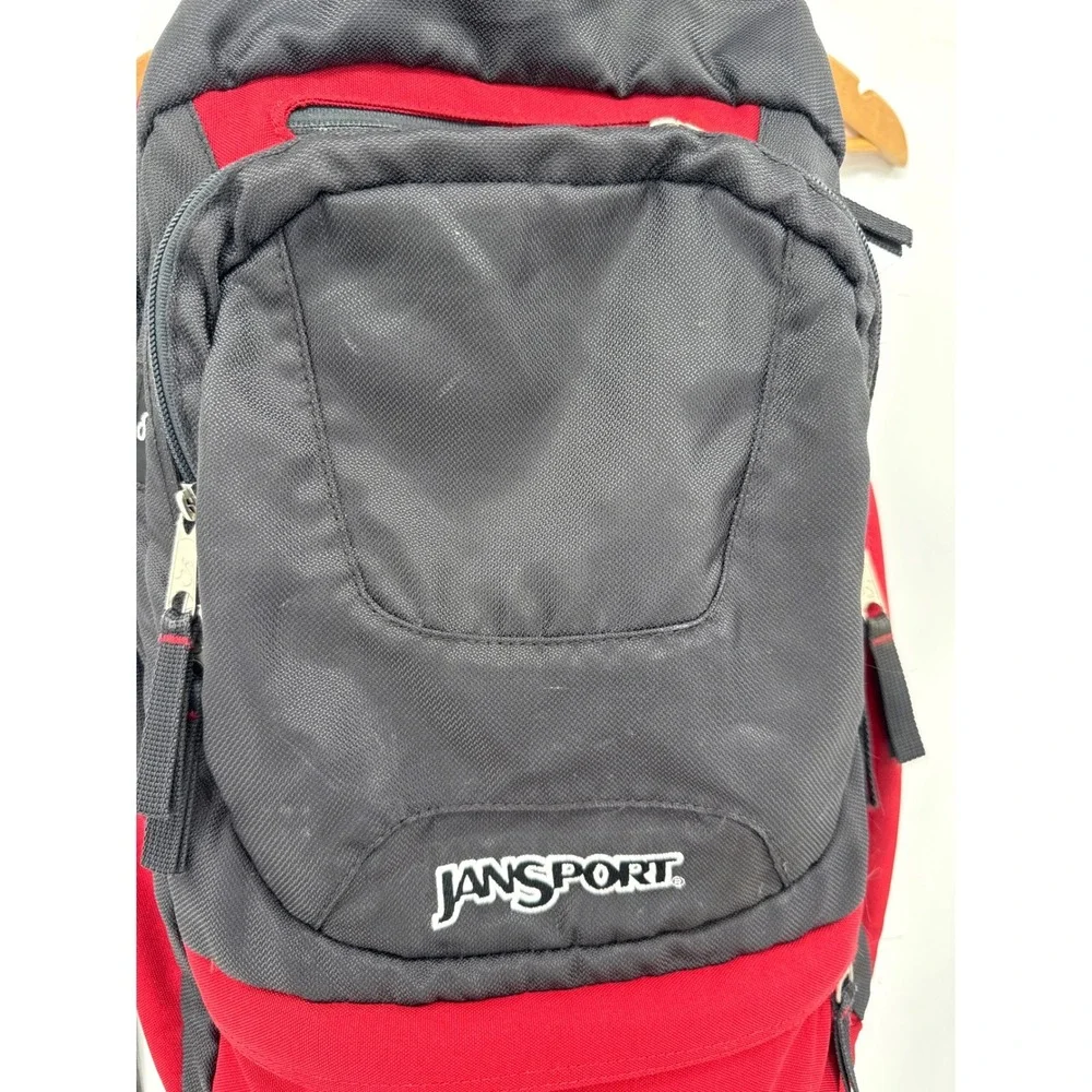 JanSport Airlift Backpack Maroon Black Hiking Outdoor School Laptop Bag